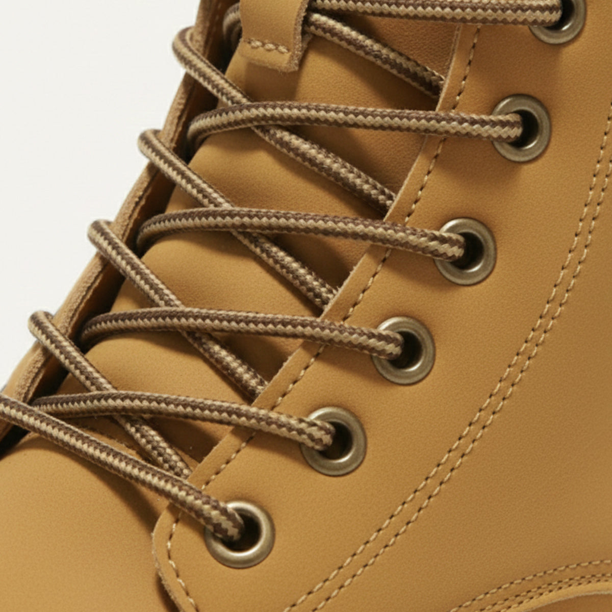 Beau | Men's Lace Up Work Boot Tan Platform Sole