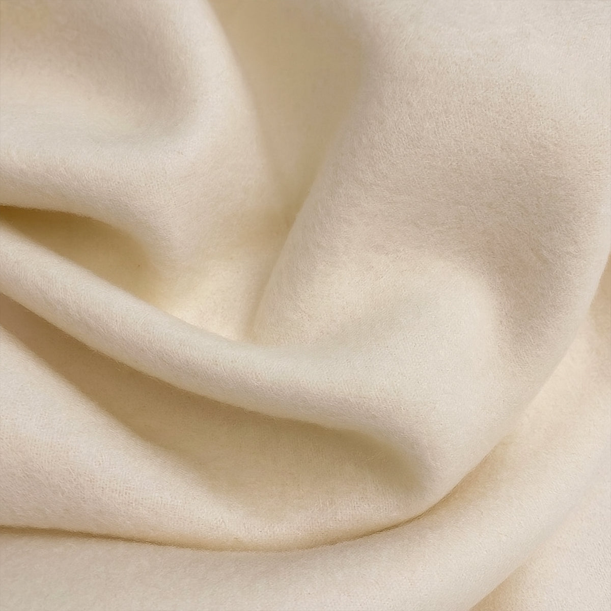 Voss | Men's Cashmere Merino Scarf Cream Fringed