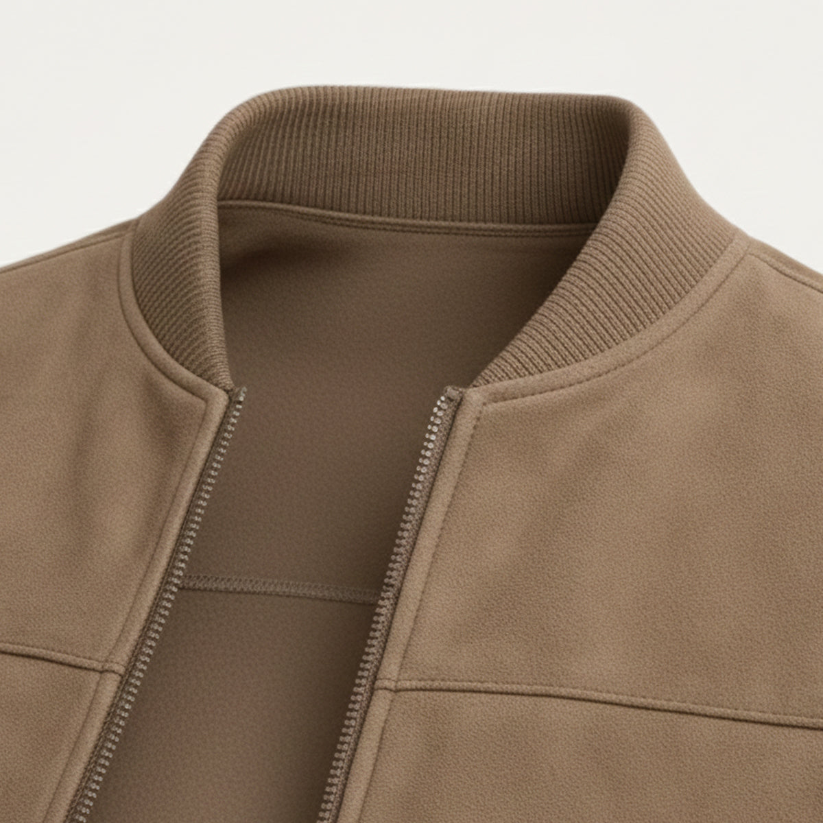 Wyatt | Men's Casual Zip Up Jacket Beige