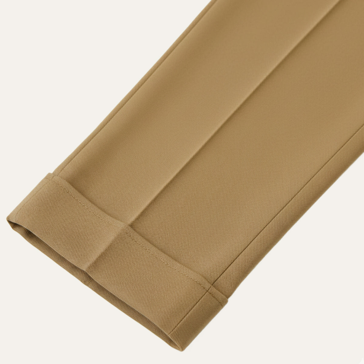 Blake | Men's Tailored Pleated Pants Beige High Waisted