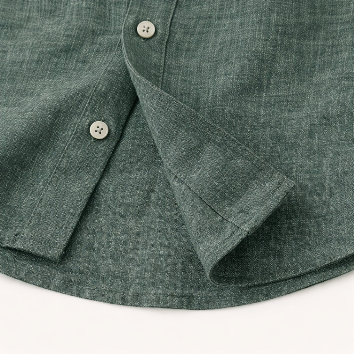 Sage | Men's Casual Linen Button Up Shirt Green Long Sleeve
