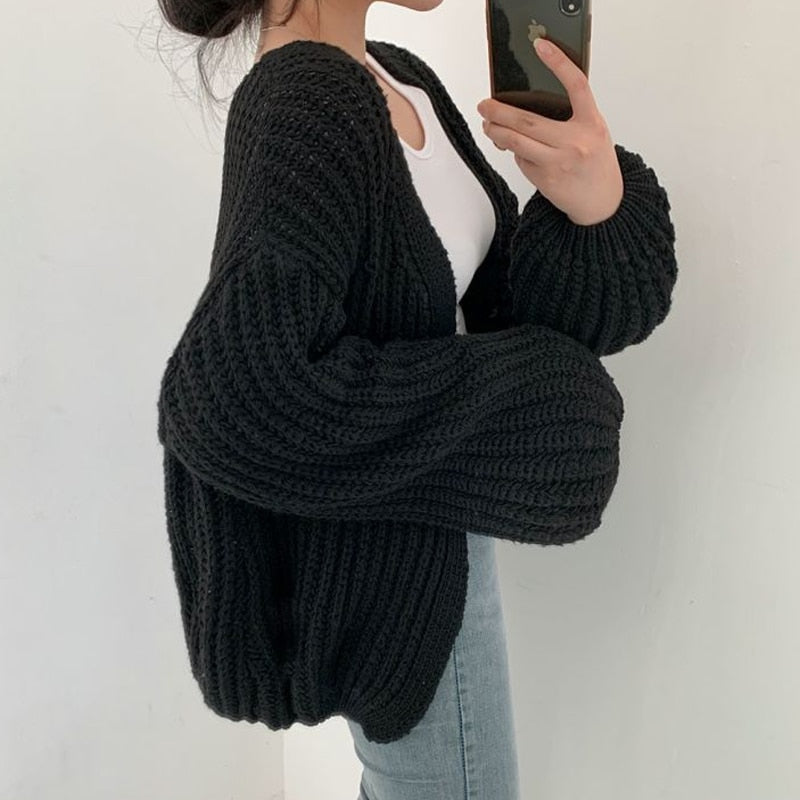 Dama Washington Eponine women's oversized open front cardigan - view 2