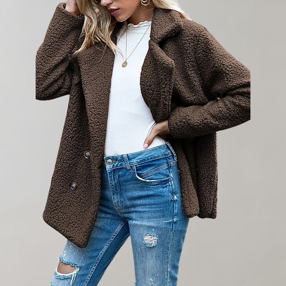 Dama Washington Dianthe women's double breasted relaxed fit jacket - view 8