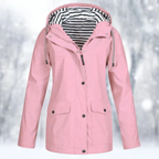 Dama Washington Arabella hooded button-front raincoat - view 7