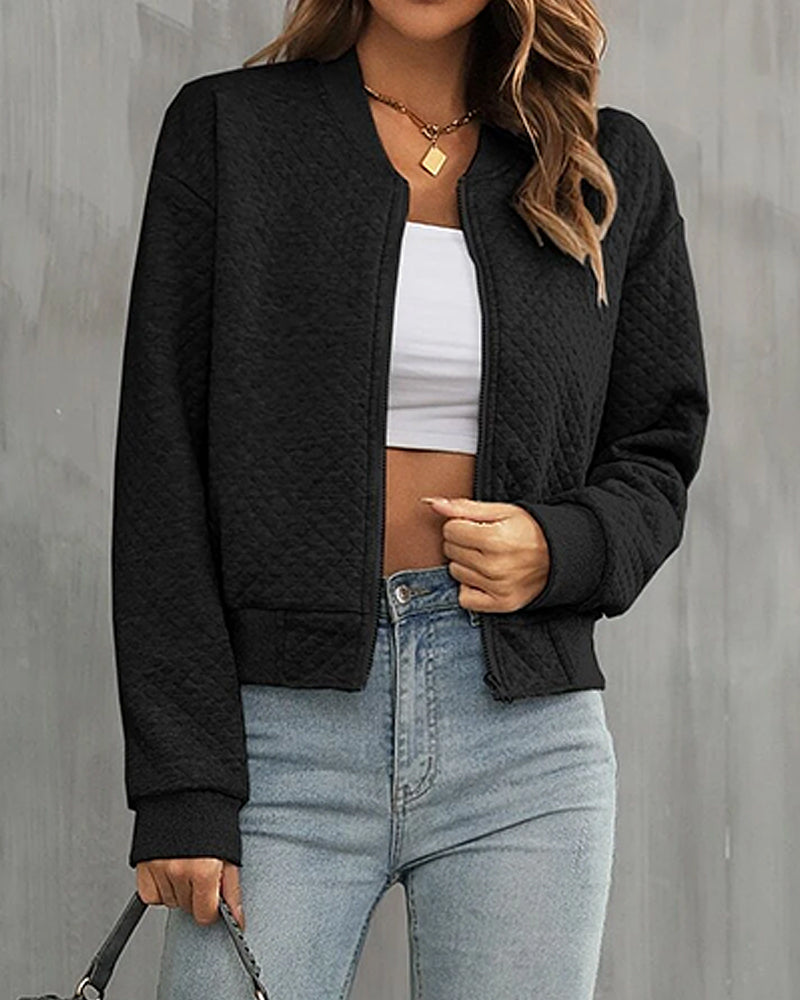 Dama Washington Eloise quilted bomber jacket - front view
