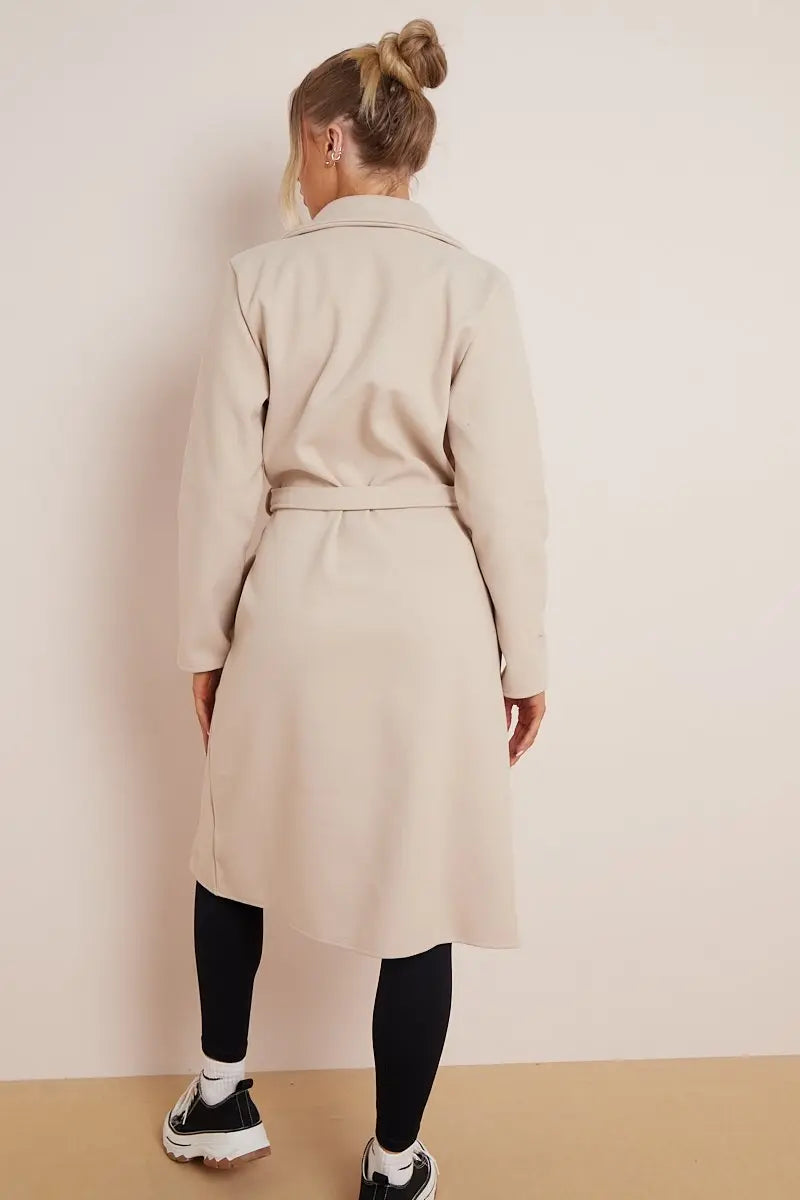 Dama Washington Euphemia double breasted long coat - view 5