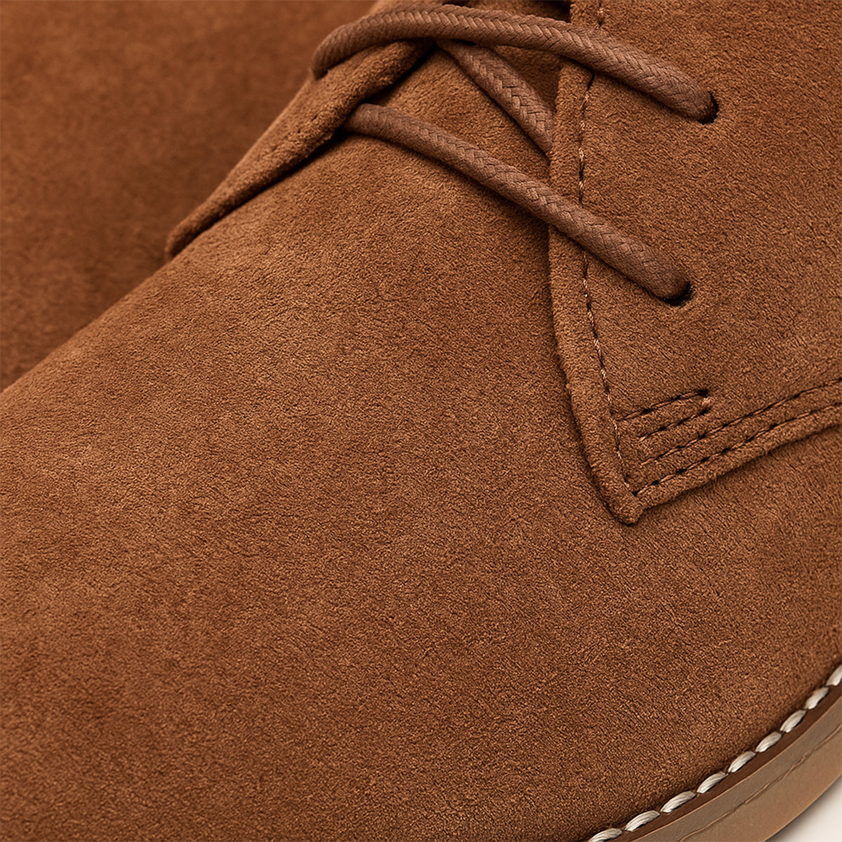 Axel | Men's Suede Oxford Shoe Brown Lace Up