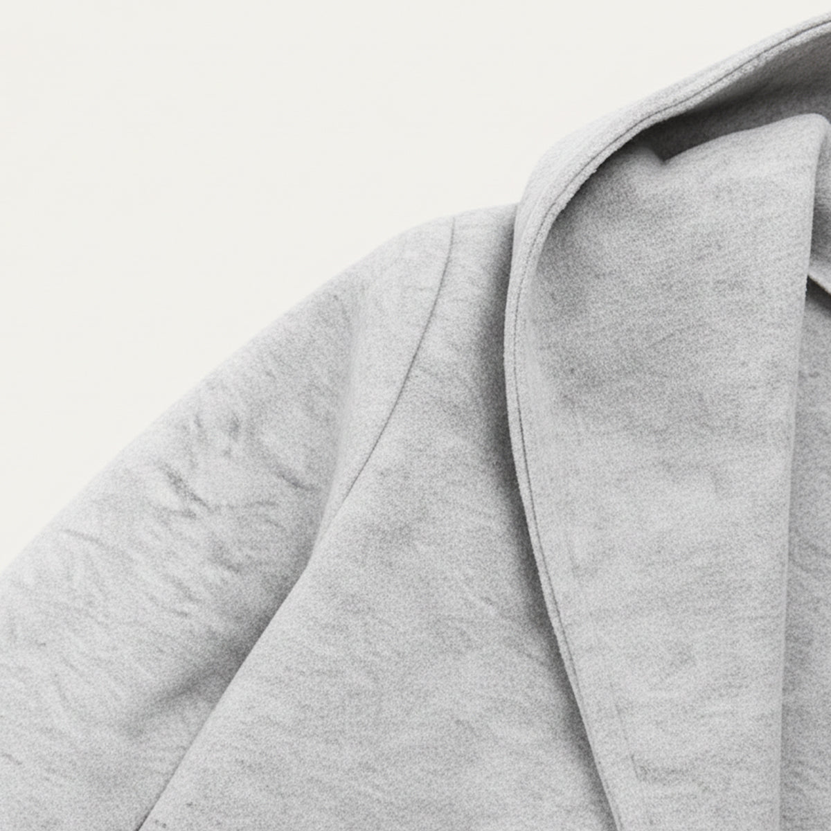 Axel | Men's Double Breasted Hooded Coat Gray