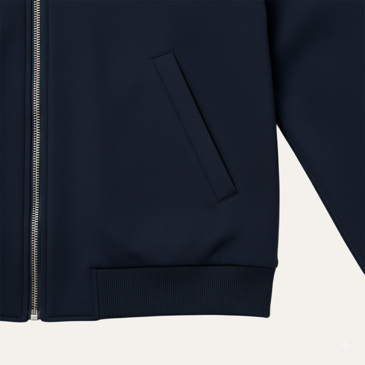 Vance | Men's Tracksuit Navy Lightweight Cotton Zip Up Jacket Pants