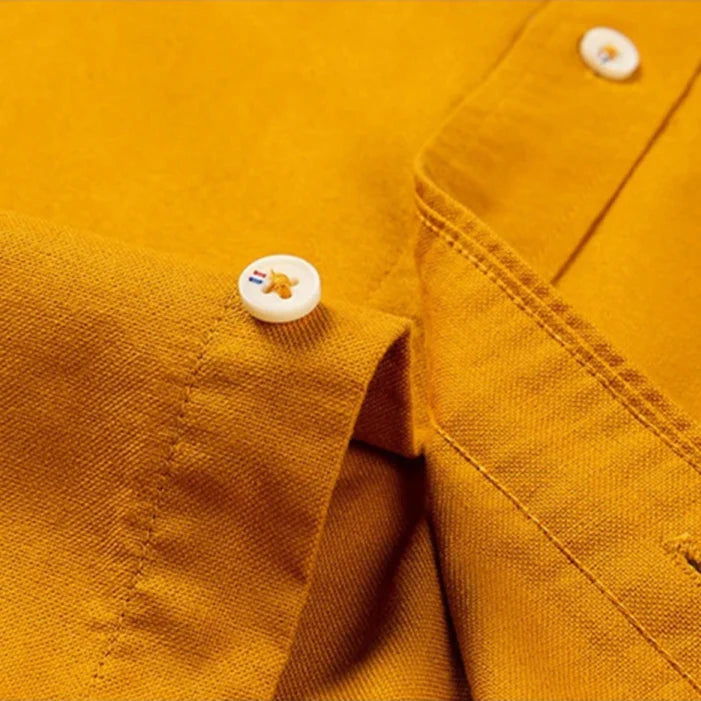 Axel | Men's Denim Shirt Light Blue Long Sleeve Button Down
