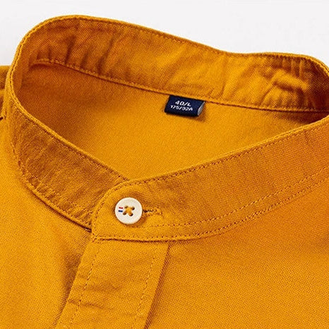 Axel | Men's Denim Shirt Light Blue Long Sleeve Button Down