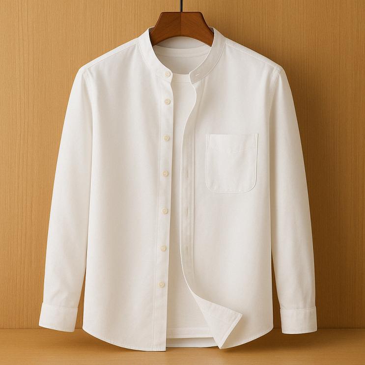 Axel | Men's Denim Shirt Light Blue Long Sleeve Button Down