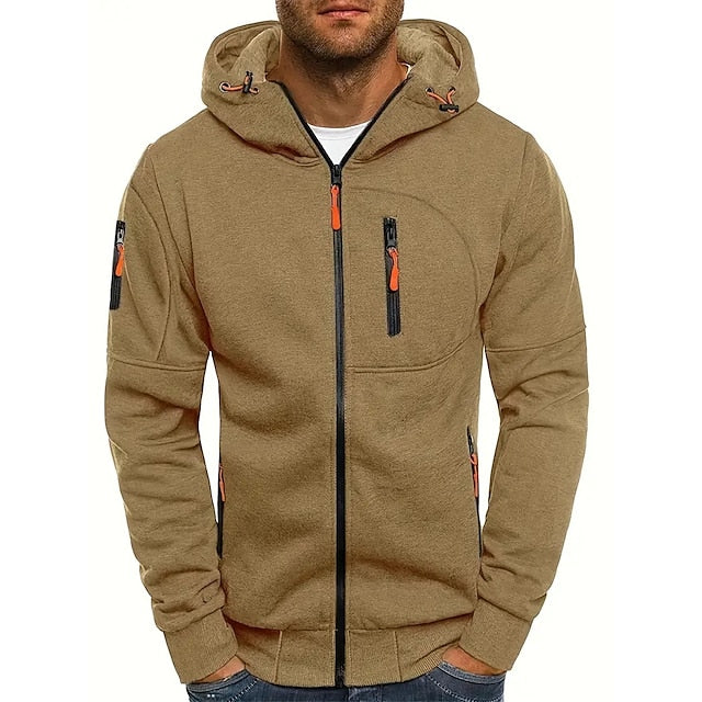 Dama Washington Cadmus men's cotton zip-up hoodie - view 7