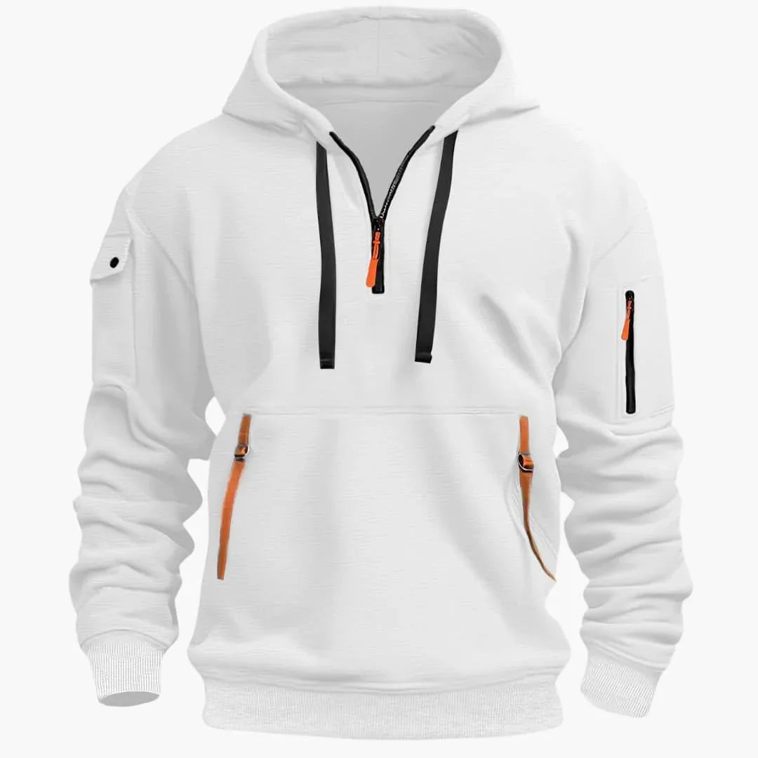 Dama Washington Abelard men's hoodie with adjustable hood and zipper pockets - view 8