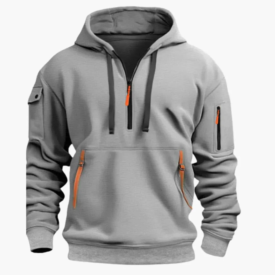 Dama Washington Abelard men's hoodie with adjustable hood and zipper pockets - view 2