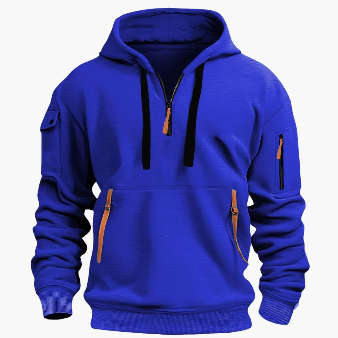 Dama Washington Abelard men's hoodie with adjustable hood and zipper pockets - view 5