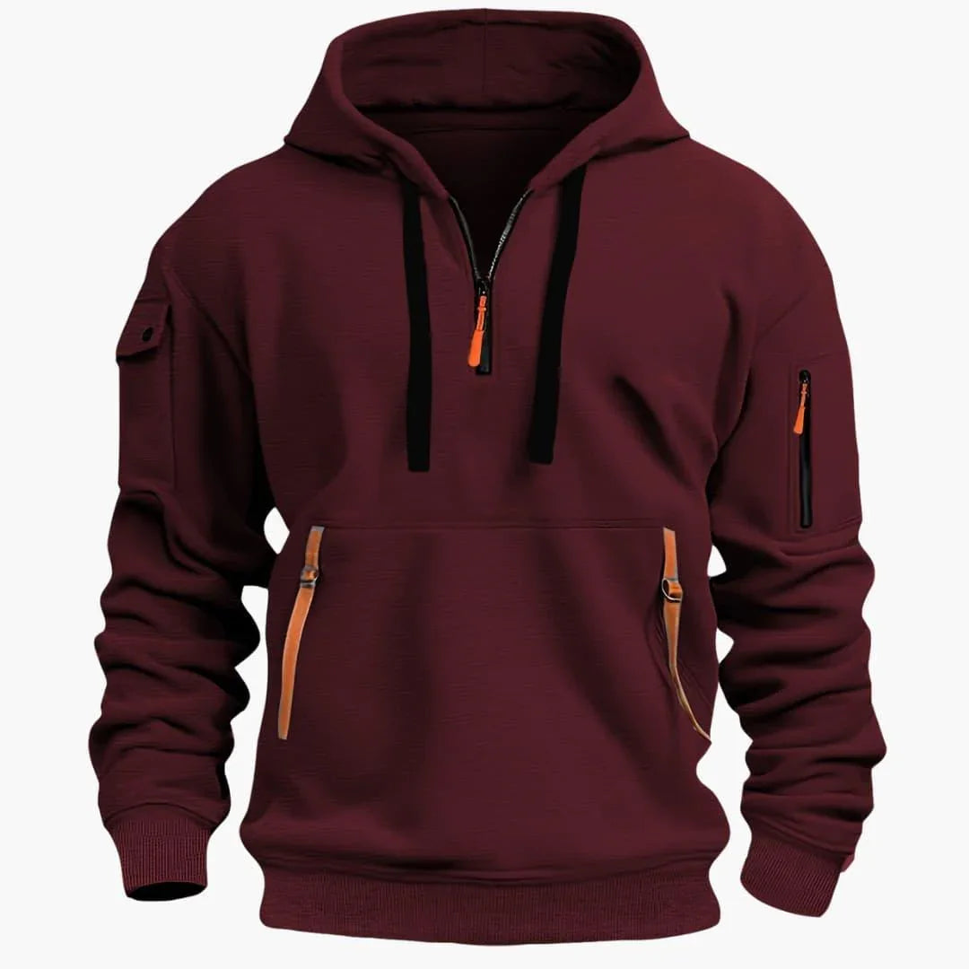 Dama Washington Abelard men's hoodie with adjustable hood and zipper pockets - view 6