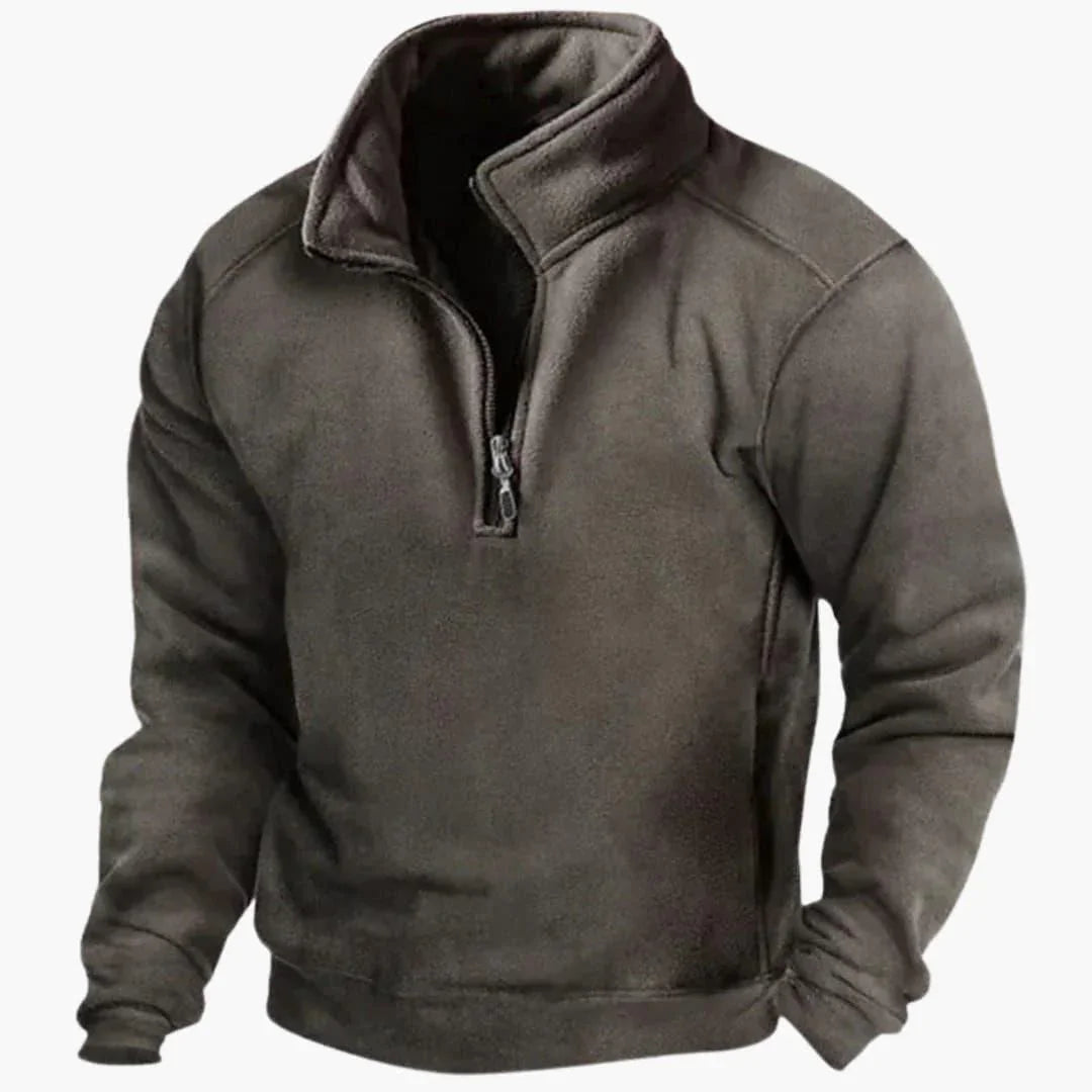 Dama Washington Hayes quarter-zip fleece jacket - front view