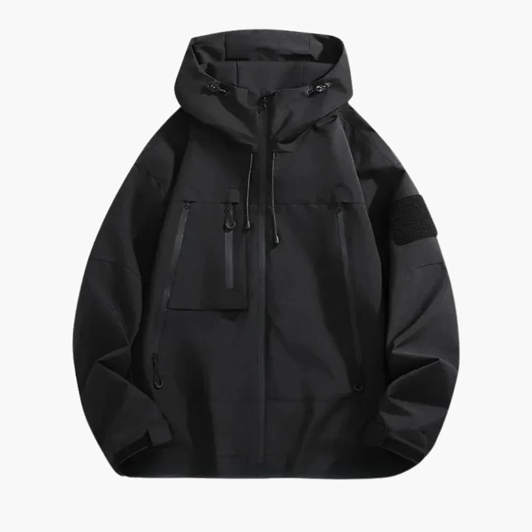Dama Washington Joachim men's softshell jacket with hood and zipper pockets - view 2