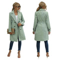 Dama Washington Jacintha women's double-breasted coat - front view