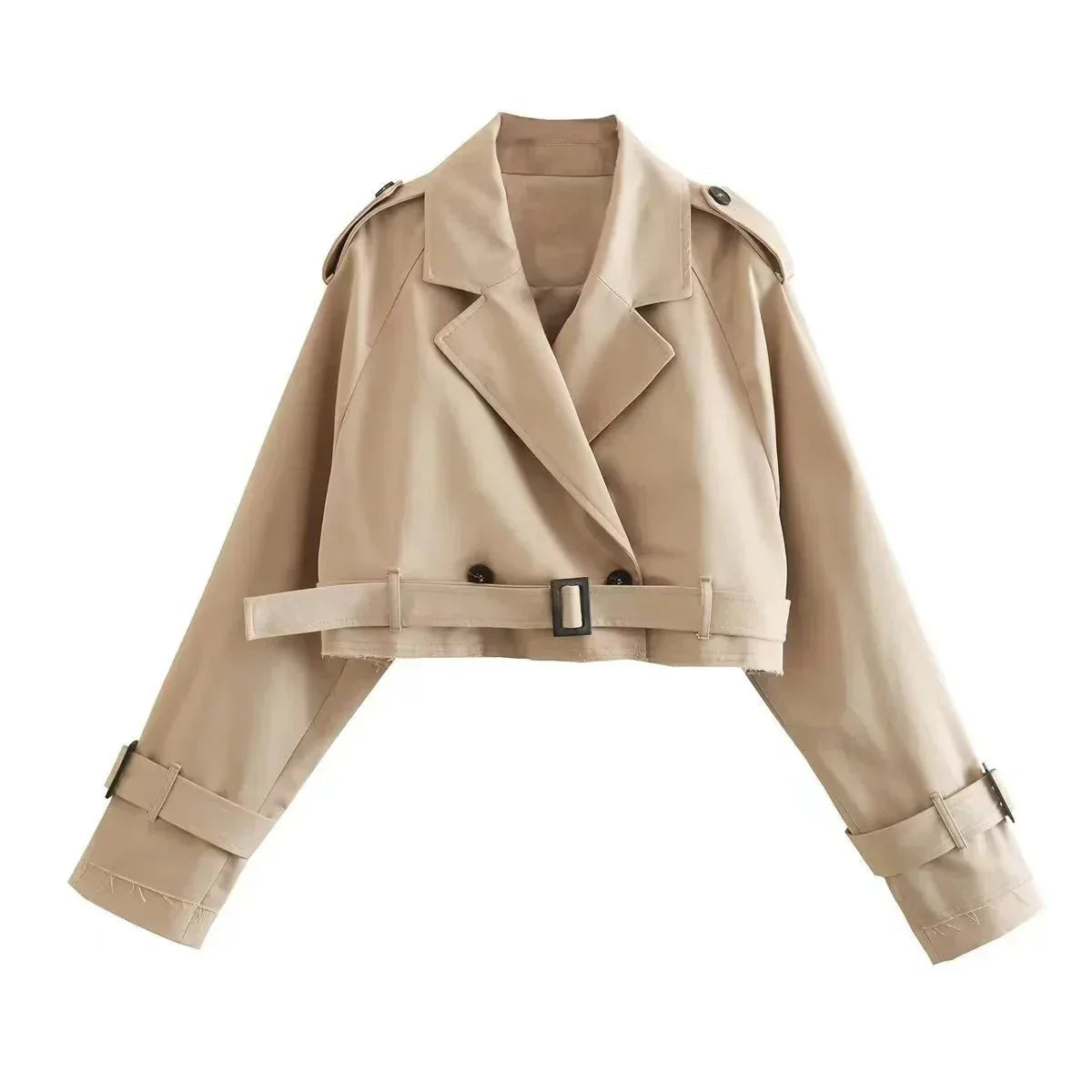 Dama Washington Liesel women's cropped belted coat - view 3