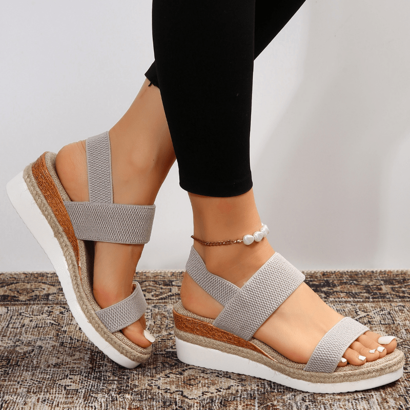 Ayla | Women's Comfort Arch Support Sandal Cream Straps