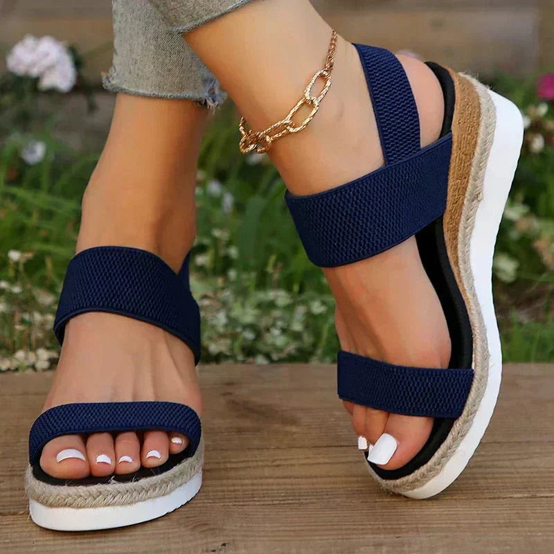 Ayla | Women's Comfort Arch Support Sandal Cream Straps