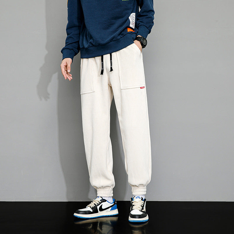 Arlo | Men's Cargo Corduroy Joggers Brown