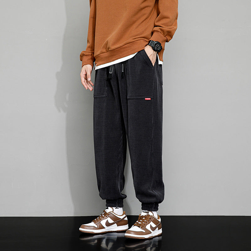 Arlo | Men's Cargo Corduroy Joggers Brown