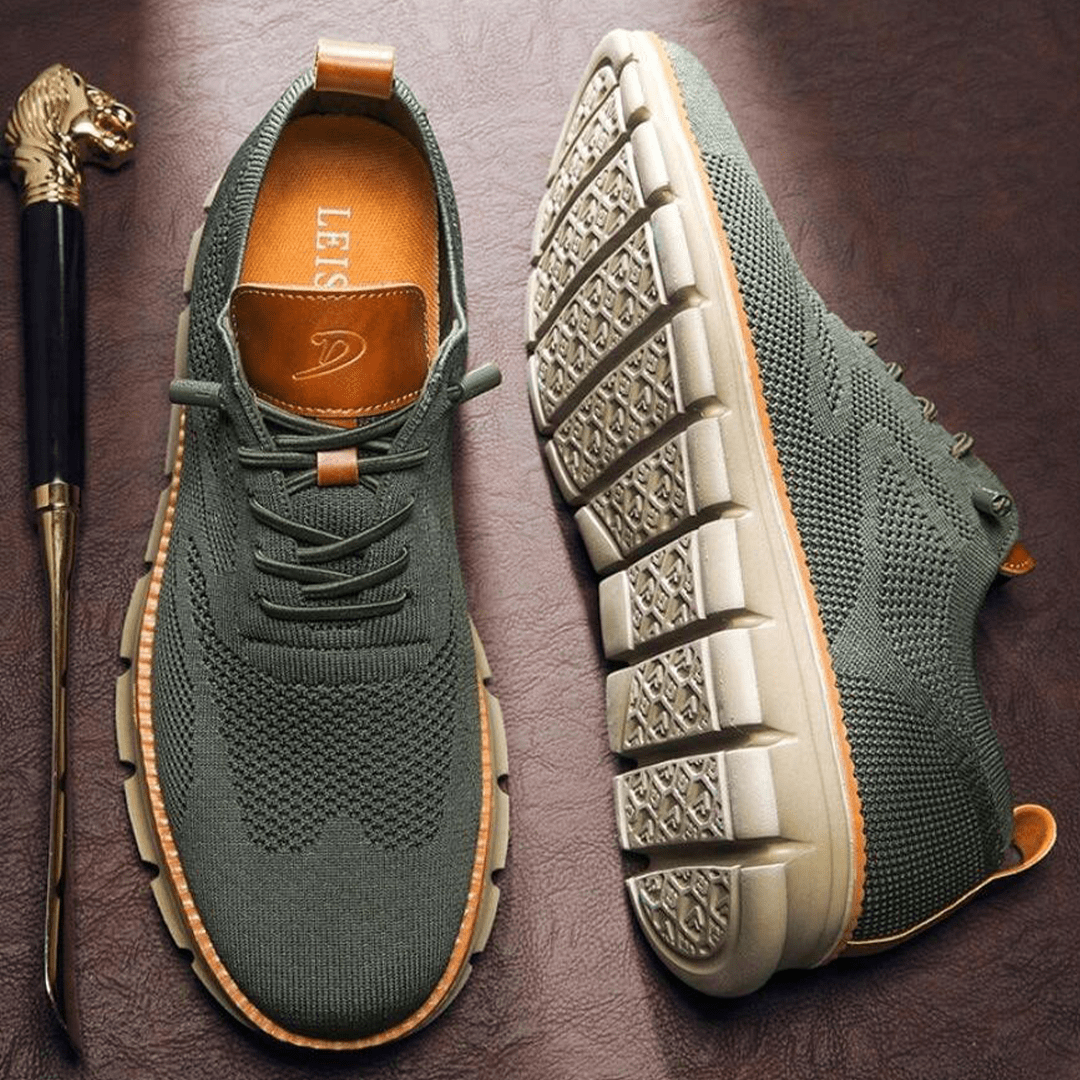 Dama Washington Leland men's lace-up casual sneakers - front view