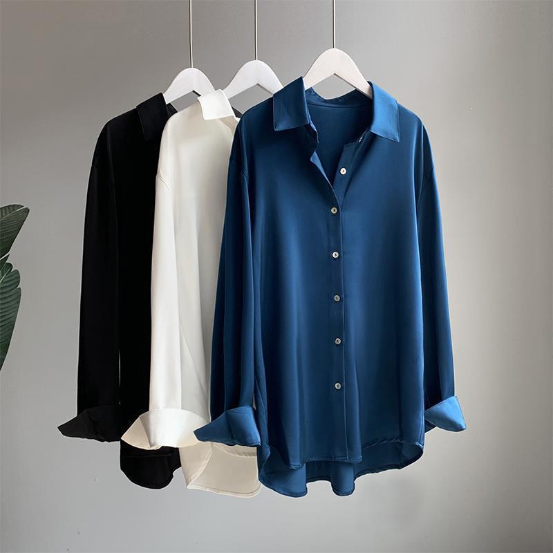 Rue | Women's Long Sleeve Button Down Shirt Cream