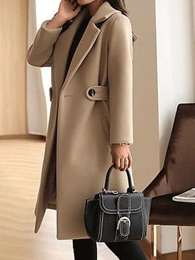 Dama Washington Guinevere women's belted long coat - view 4