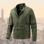 Dama Washington Alden men's diamond quilted full zip jacket - view 3