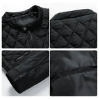 Dama Washington Alden men's diamond quilted full zip jacket - view 5