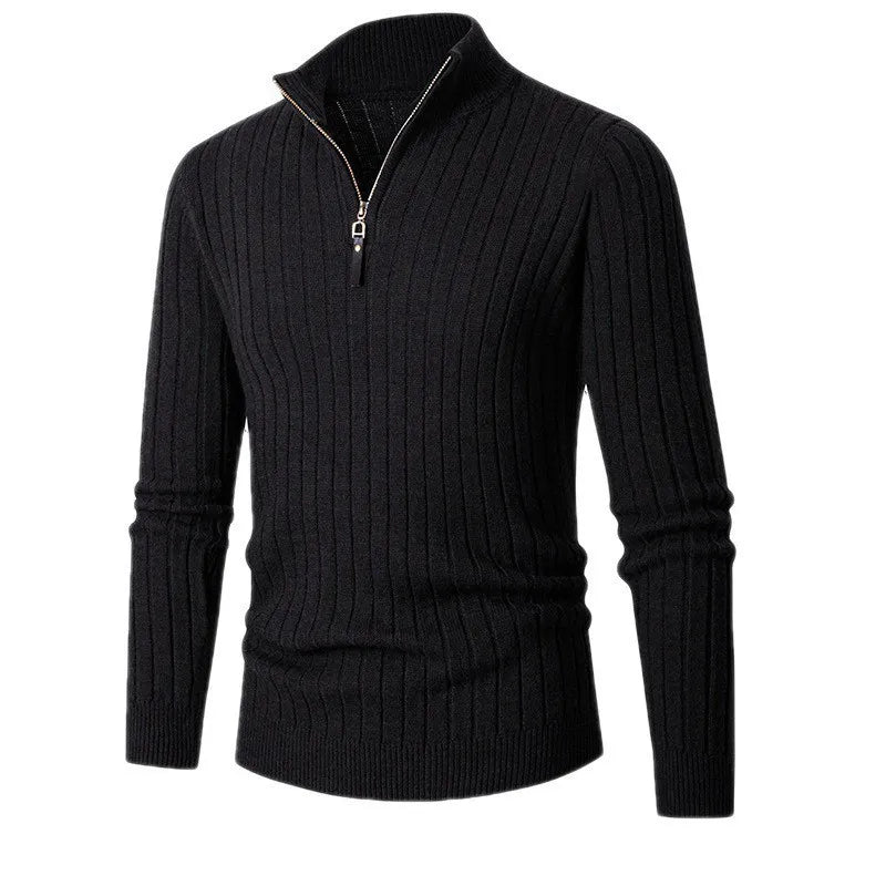 Dama Washington Tremaine half-zip ribbed sweater - view 8