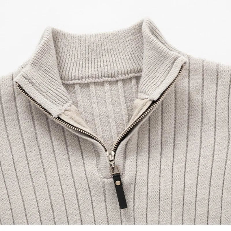 Dama Washington Tremaine half-zip ribbed sweater - view 2