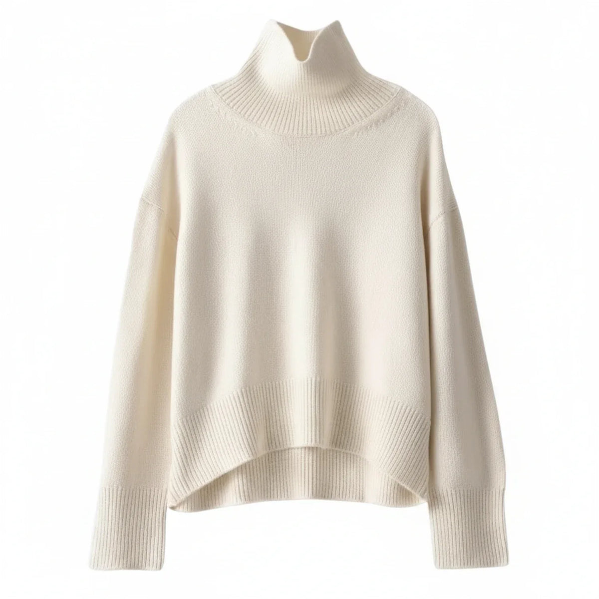 Dama Washington Rue women's oversized turtleneck sweater gray - view 2