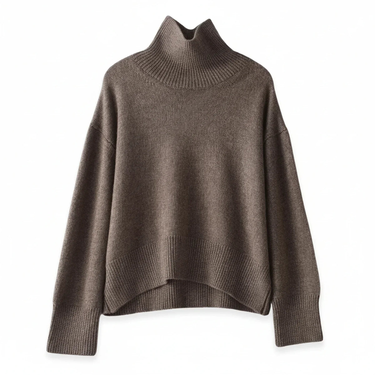 Dama Washington Rue women's oversized turtleneck sweater gray - view 3