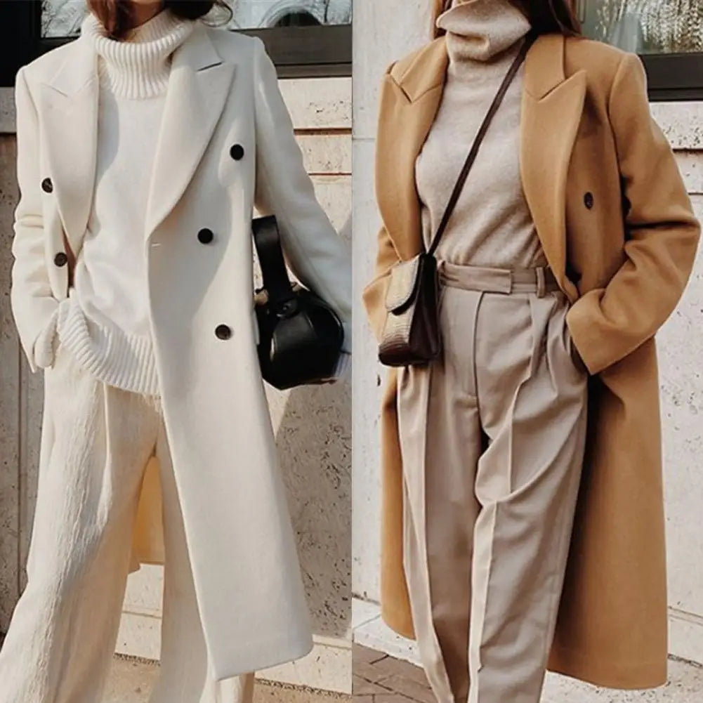 Dama Washington Cosima women's double-breasted long coat - view 3