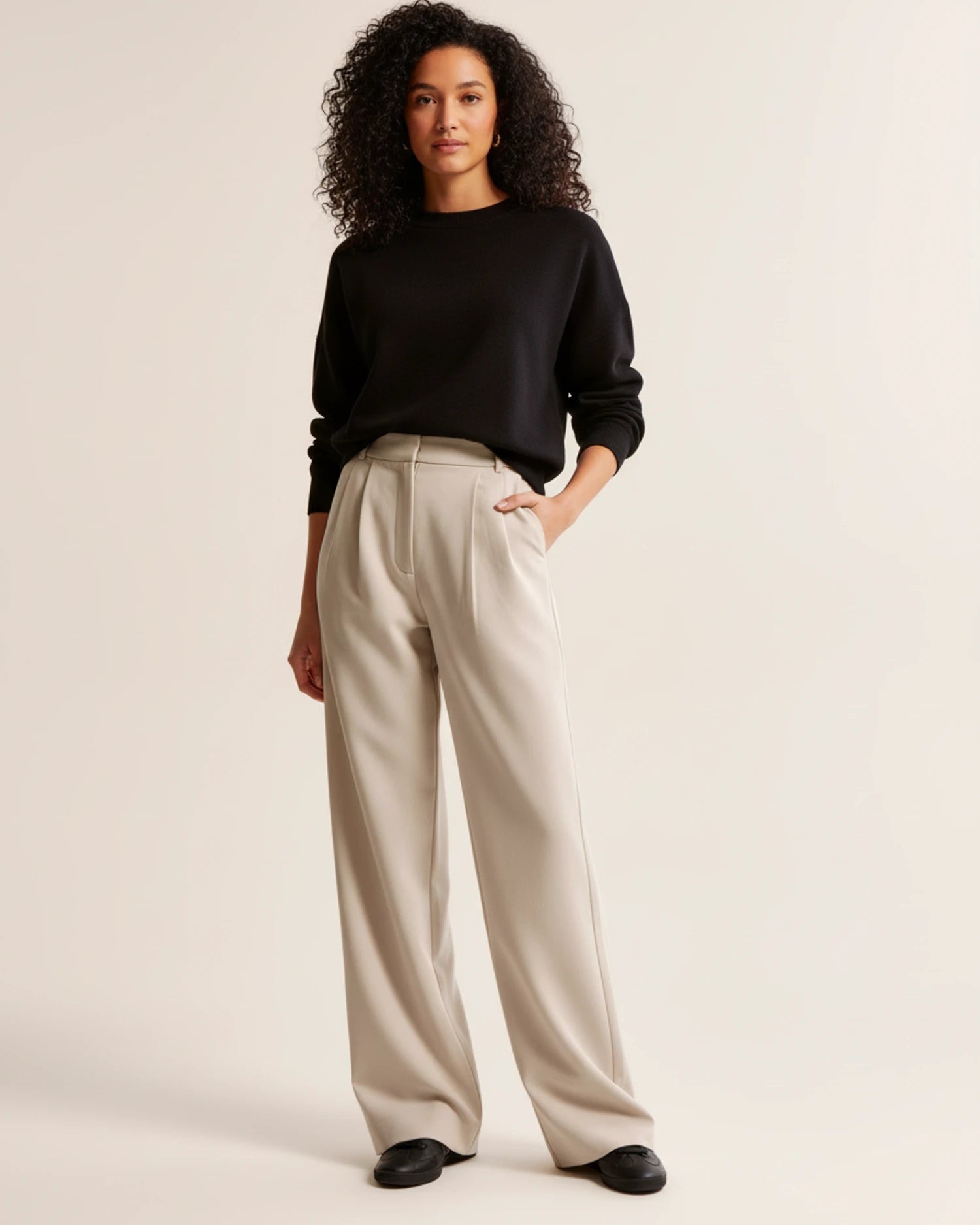 Dama Washington Jolanda wide leg pants - front view