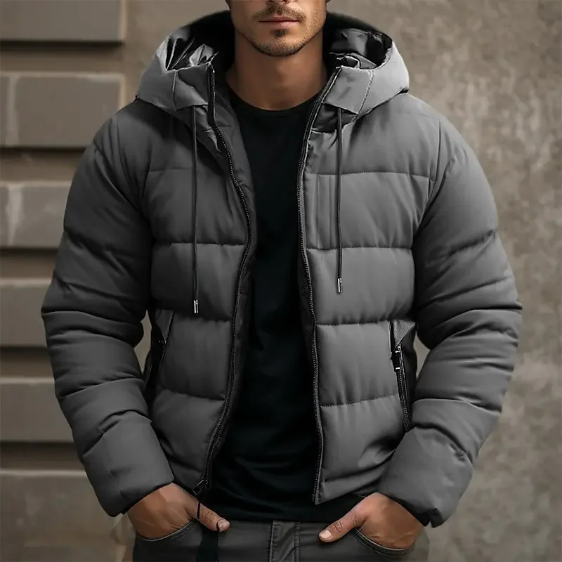 Dama Washington Harlan men's hooded quilted puffer jacket - view 4
