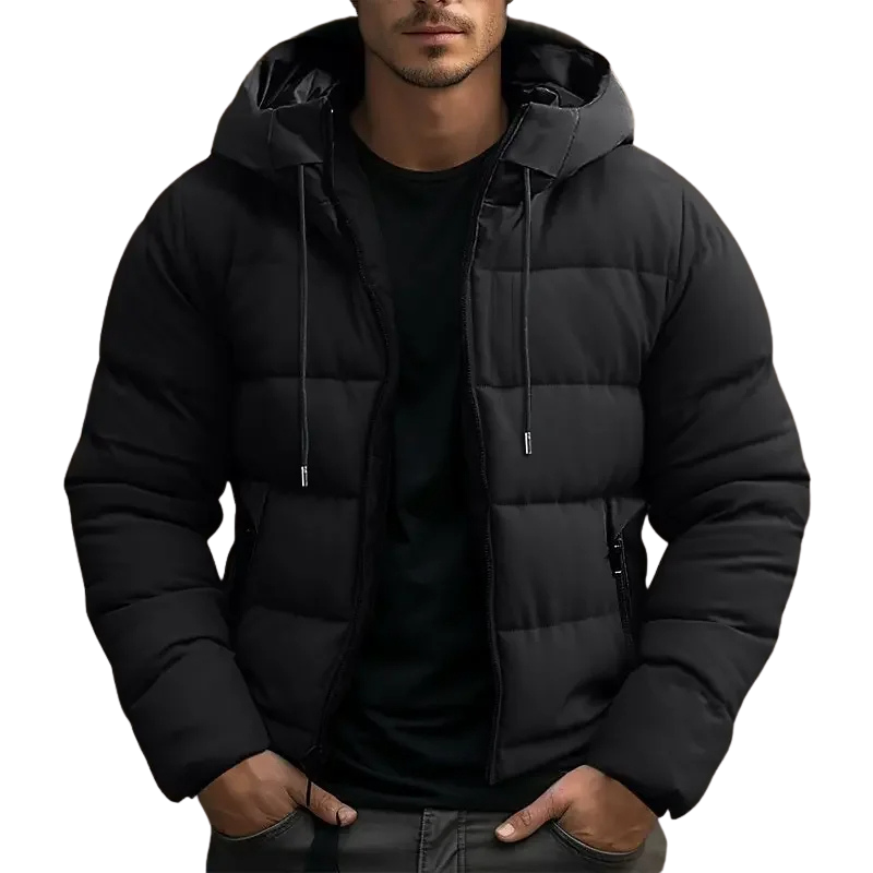 Dama Washington Harlan men's hooded quilted puffer jacket - view 3