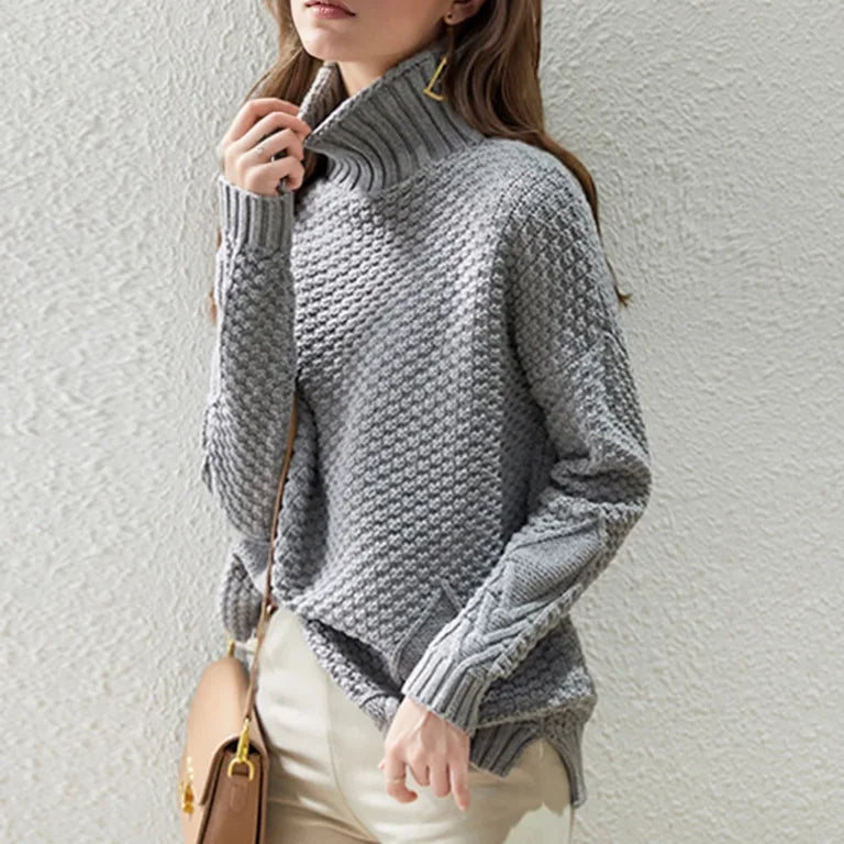Dama Washington Ligeia turtleneck textured knit sweater - view 3