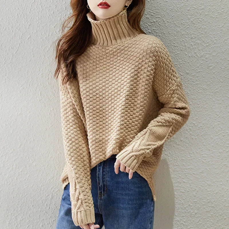 Dama Washington Ligeia turtleneck textured knit sweater - view 4