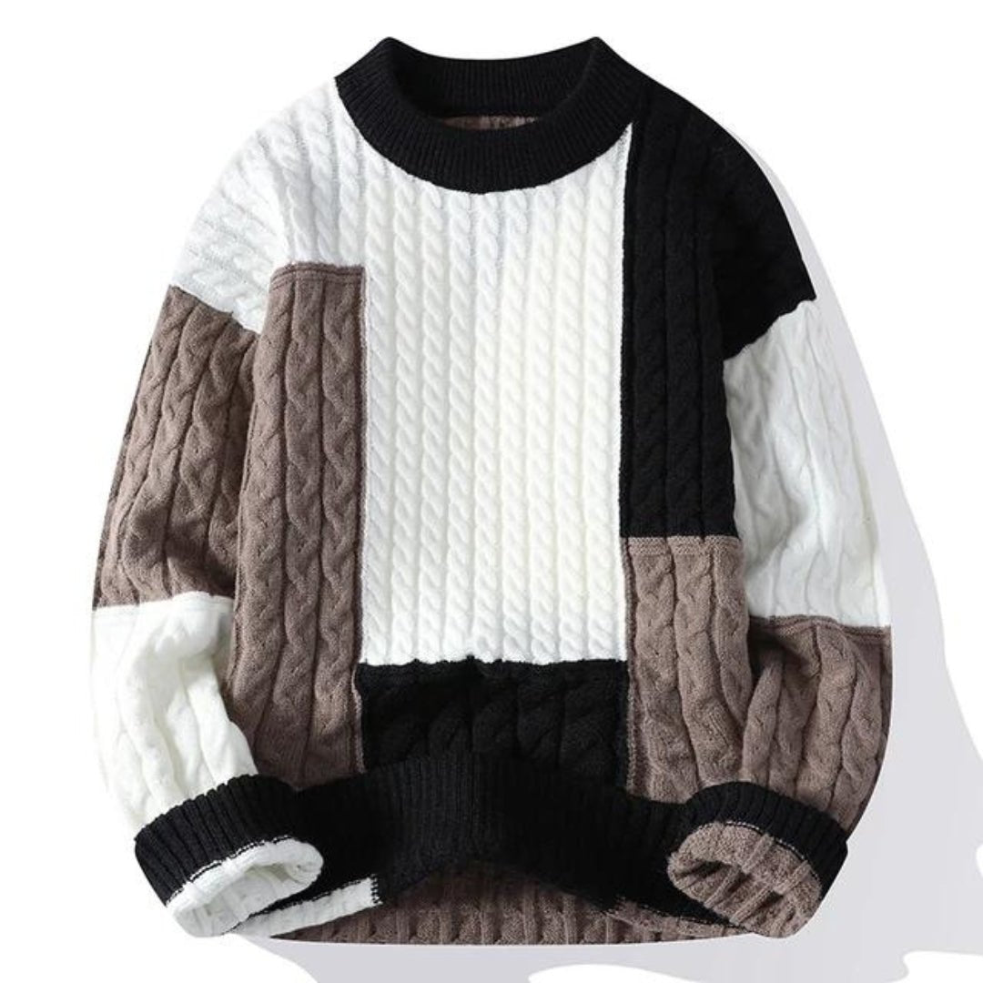 Dama Washington Lennox color block crew neck sweater - view 2