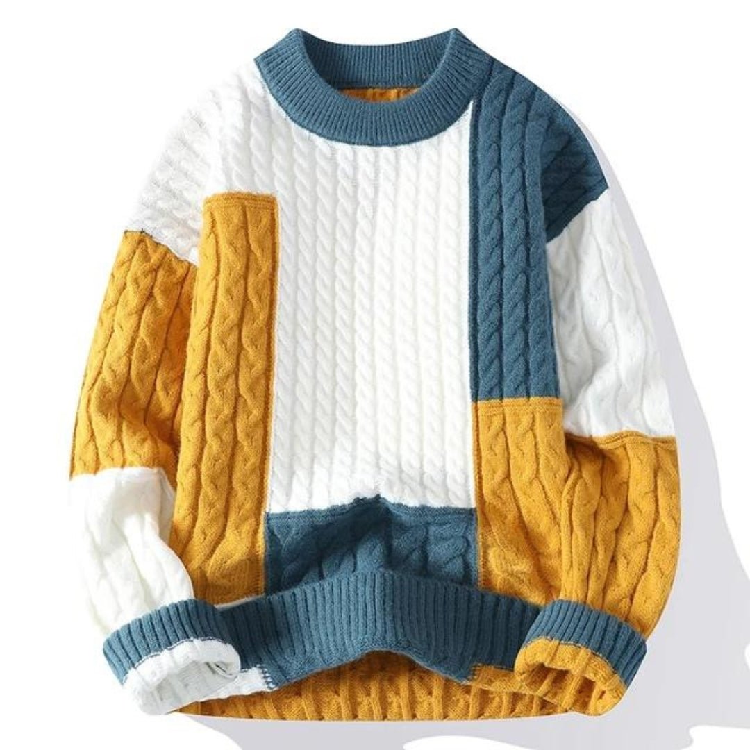 Dama Washington Lennox color block crew neck sweater - view 3