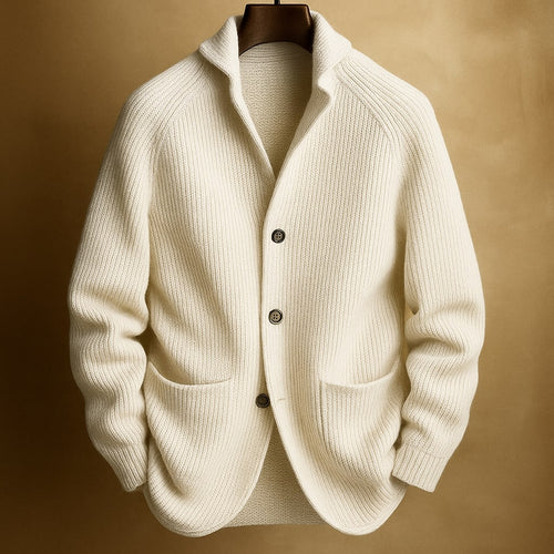 Dama Washington Arlo men's casual cable knit cardigan rose - view 2