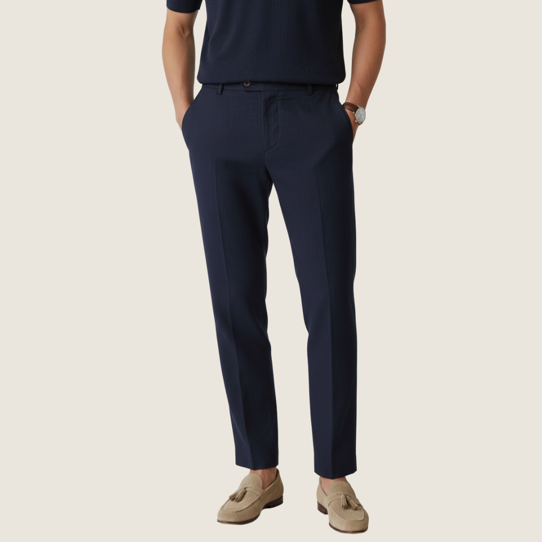 Axel | Men's Tailored Dress Pants White
