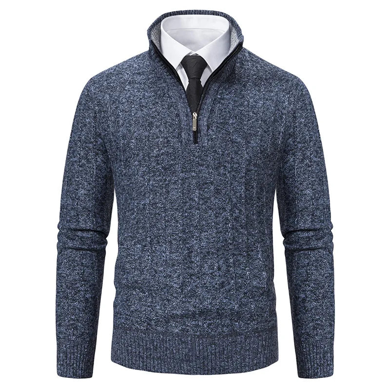 Dama Washington Redmond quarter-zip cable knit sweater - view 4