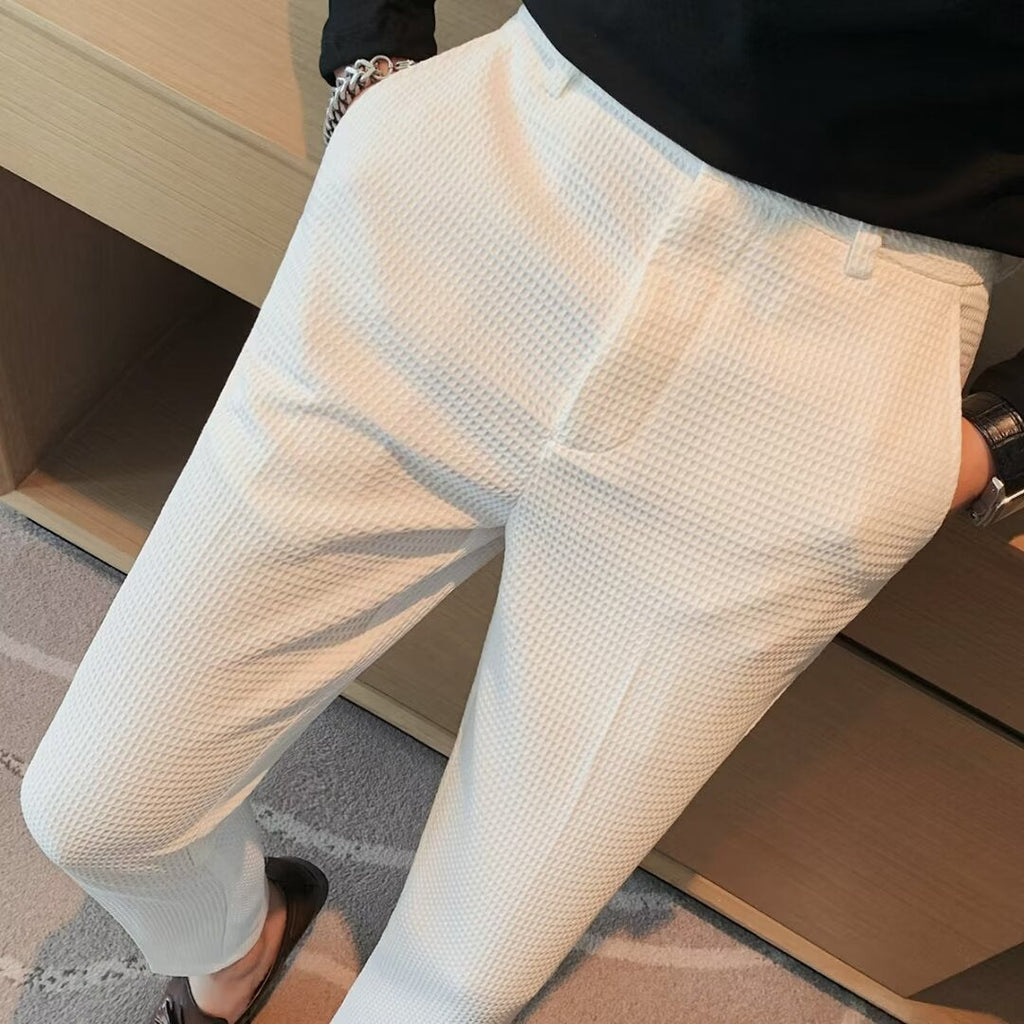 Dama Washington Halsey men's slim fit textured dress pants - view 2